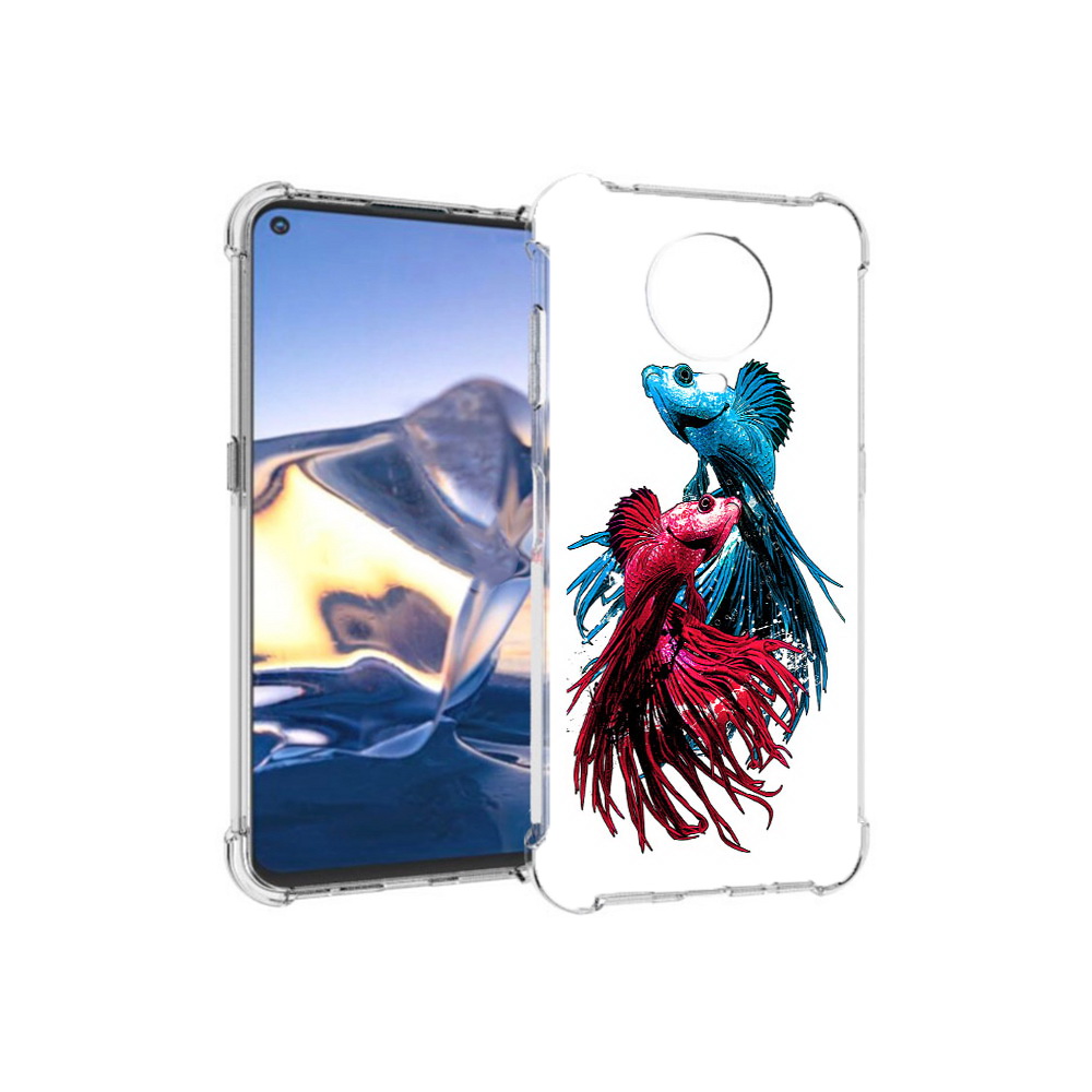 

Чехол MyPads Tocco для Nokia G10 рыбы петушки (PT171673.98.592), Tocco