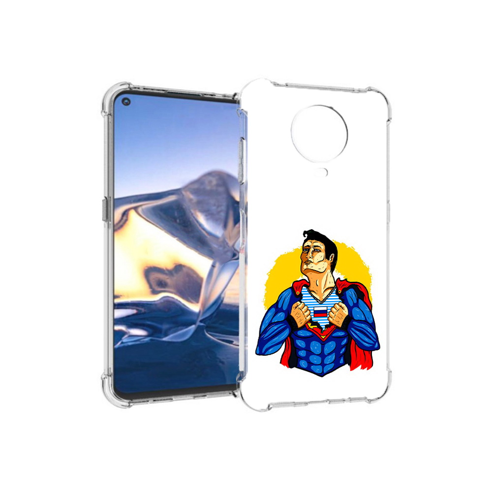 

Чехол MyPads Tocco для Nokia G10 русский супермен (PT171673.98.591), Tocco