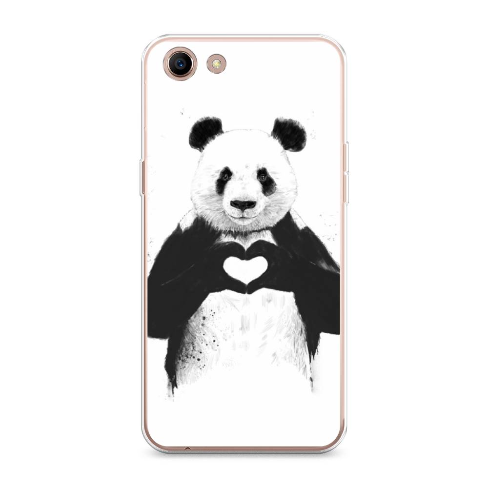 

Чехол Awog на Oppo A83 "Панда love", Разноцветный, 250150-10