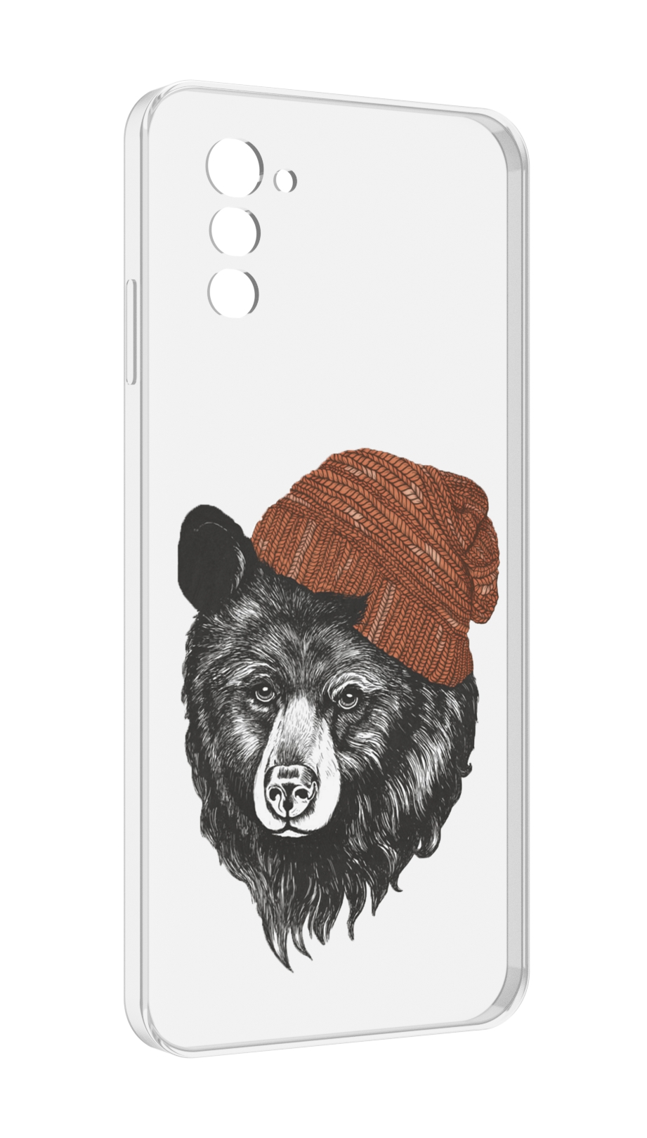 

Чехол MyPads Медведь в шапке 2 для UleFone Note 12 / Note 12P, Прозрачный, Tocco