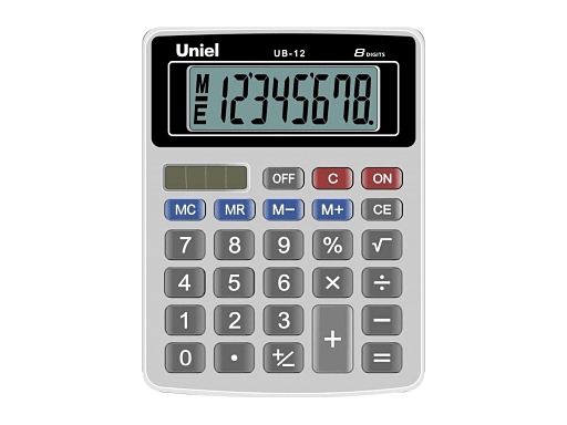 

Калькулятор настольный Uniel UB-12K СU22B
