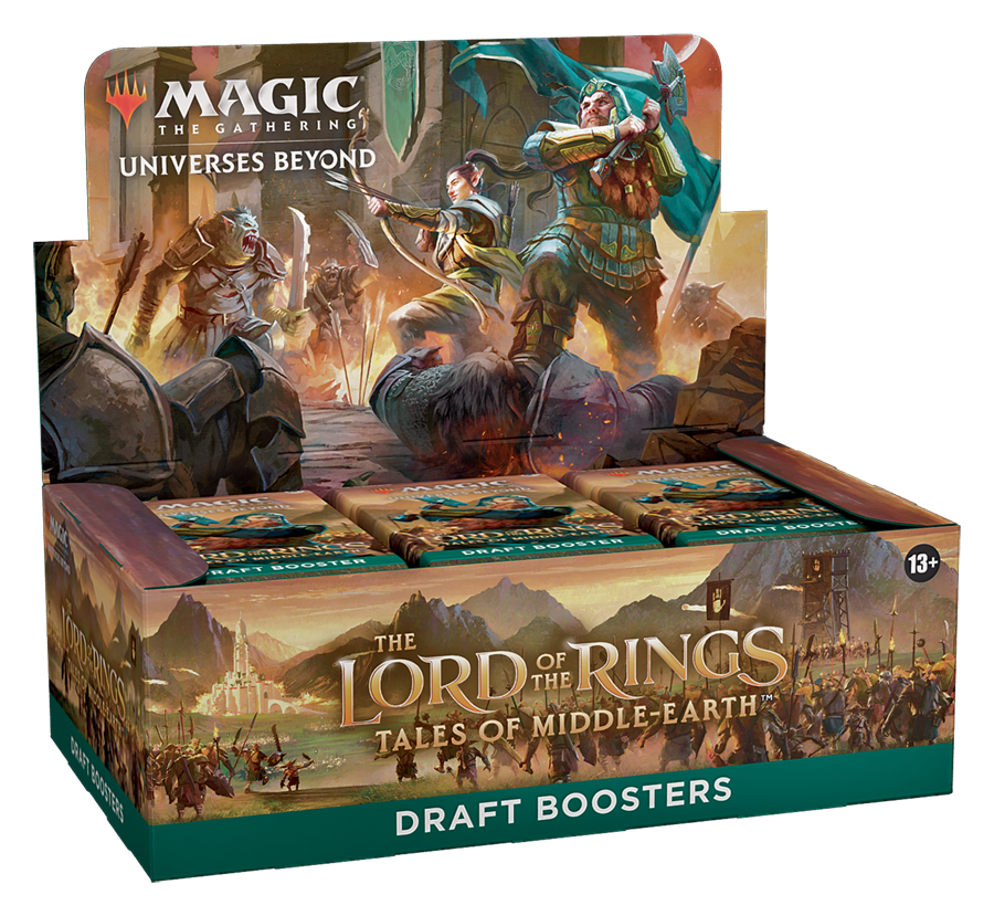 

Настольная игра, Дисплей драфт-бустеров Universes Beyond The Lord of the Rings