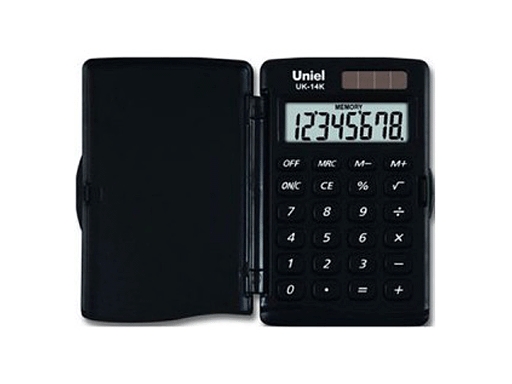 Калькулятор карманный Uniel UK-14K СU10A черный
