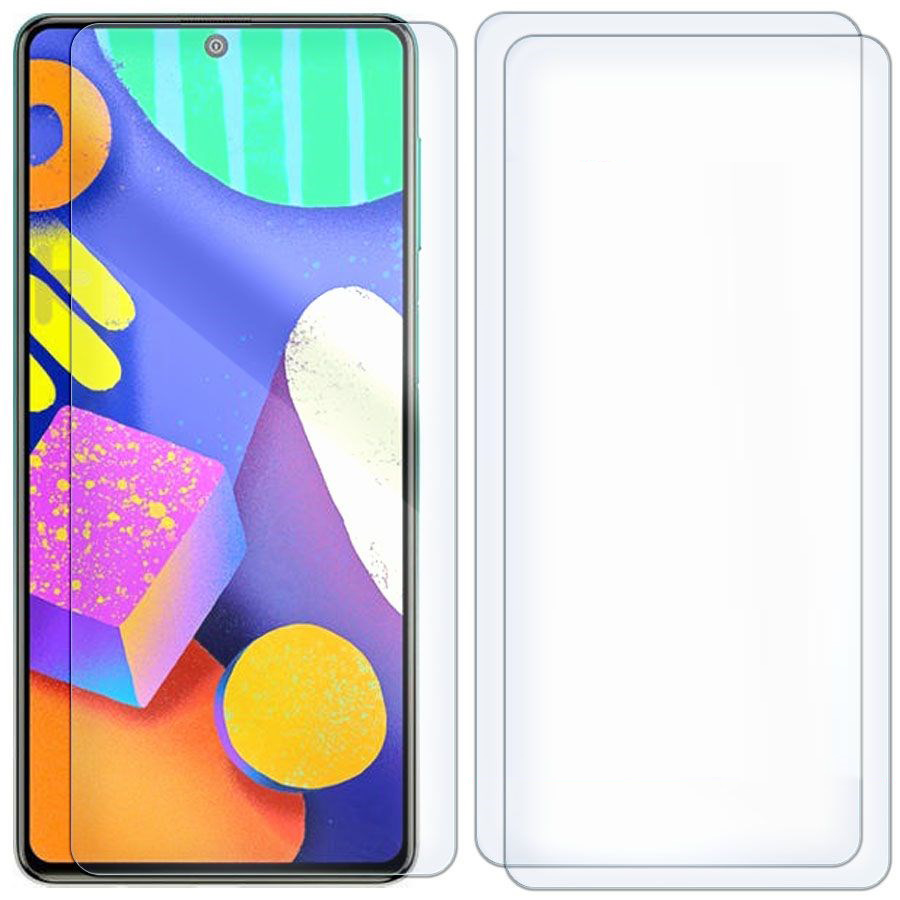 

Комплект из 3-x защитных гибридных стекол для Samsung Galaxy F62