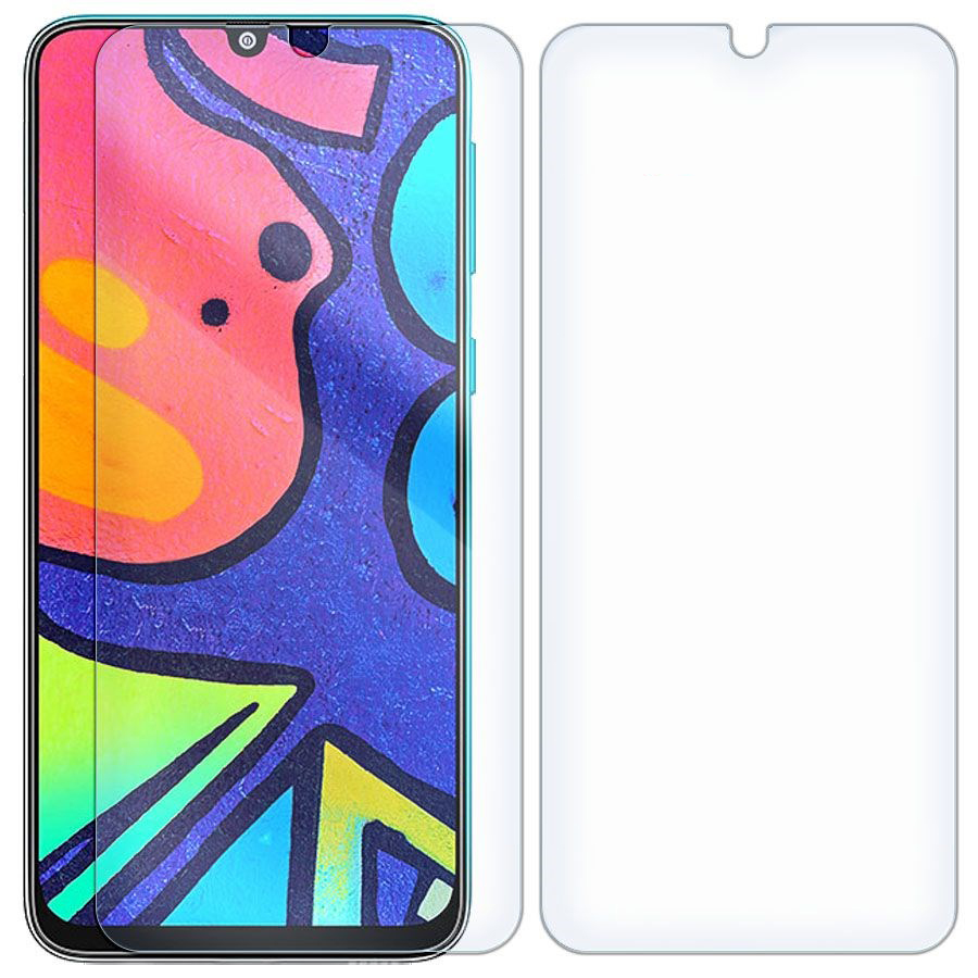 Комплект из 2-x защитных гибридных стекол для Samsung Galaxy F41
