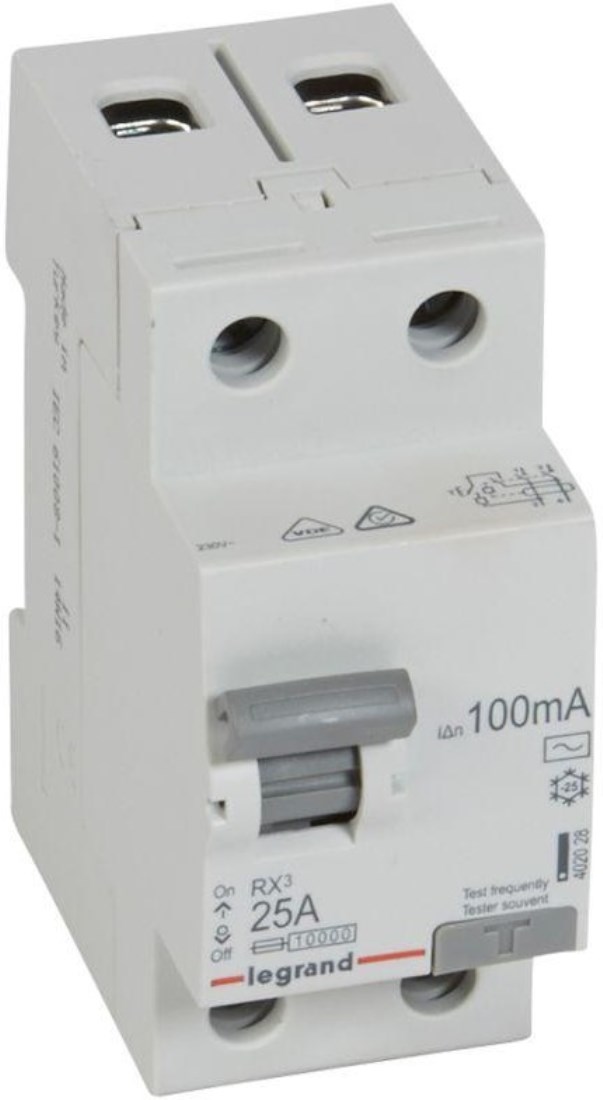 

ВДТ (УЗО) RX 2П 25A 100mA - AC