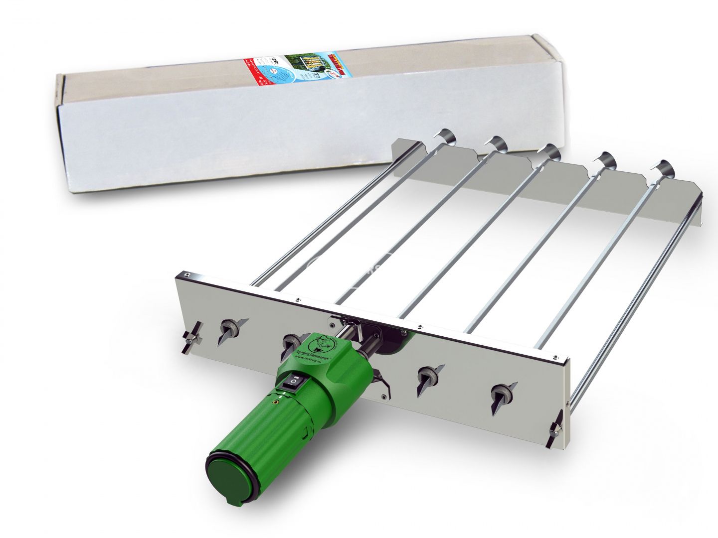 Шампуры-самокруты 5 Ленивый Шашлычник в коробке