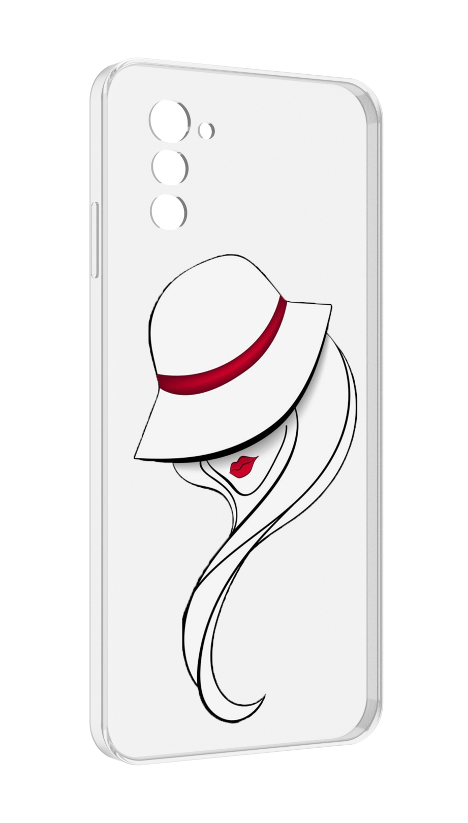 

Чехол MyPads Лого женский для UleFone Note 12 / Note 12P, Прозрачный, Tocco