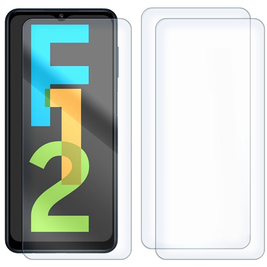 

Комплект из 3-x защитных гибридных стекол для Samsung Galaxy F12