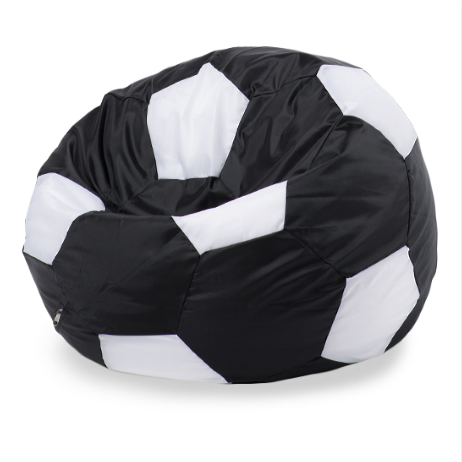 Кресло-мешок «Мяч», XXL (105x105), оксфорд, Черный и белый