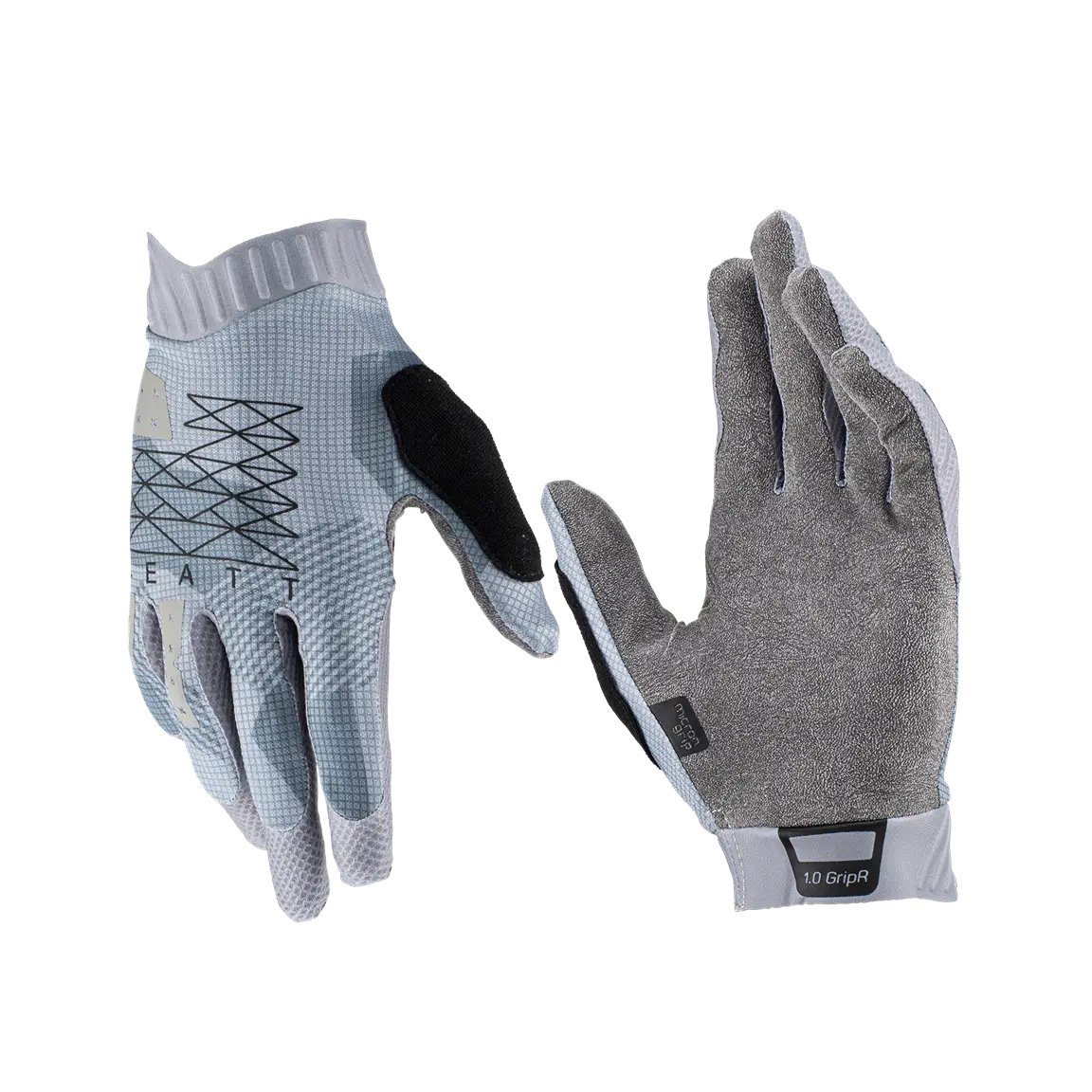 Велоперчатки Leatt MTB 1.0 GripR Glove, Titanium, S, 2023 (6023046250)