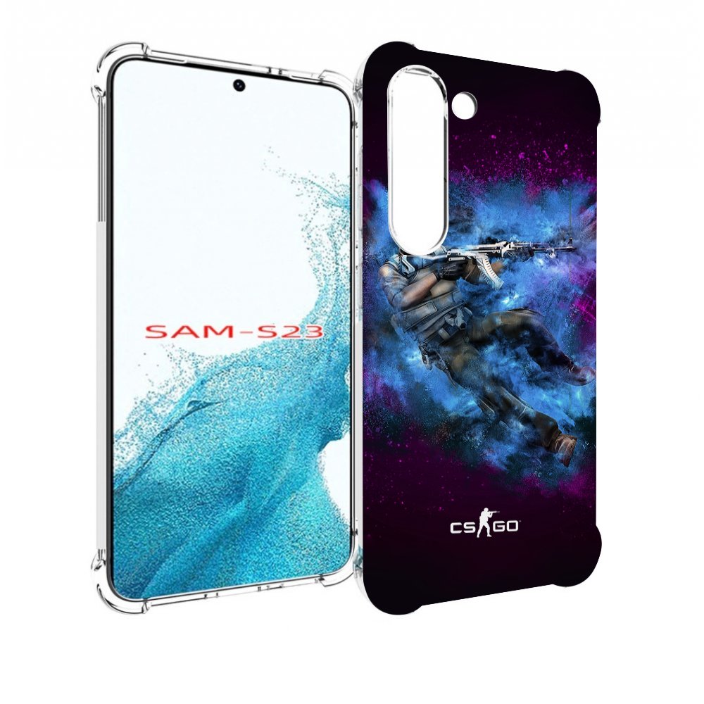 

Чехол MyPads CS-go-террорист для Samsung Galaxy S23, Прозрачный, Tocco