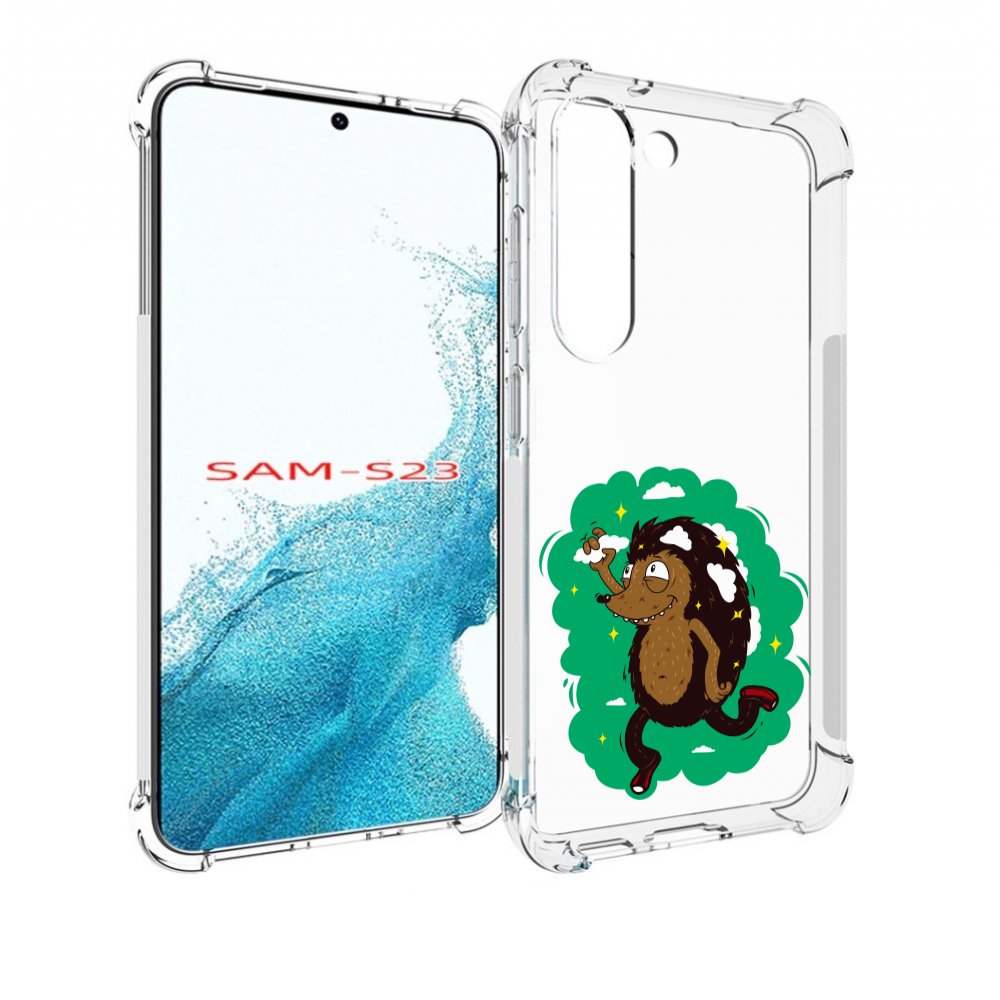 

Чехол MyPads Ежик в облаках для Samsung Galaxy S23, Прозрачный, Tocco