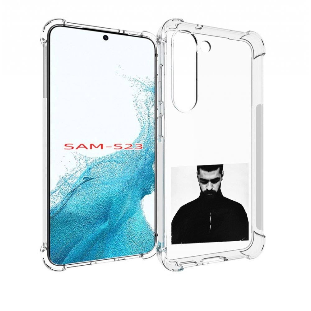 

Чехол MyPads Buster Keaton Miyagi мужской для Samsung Galaxy S23, Прозрачный, Tocco