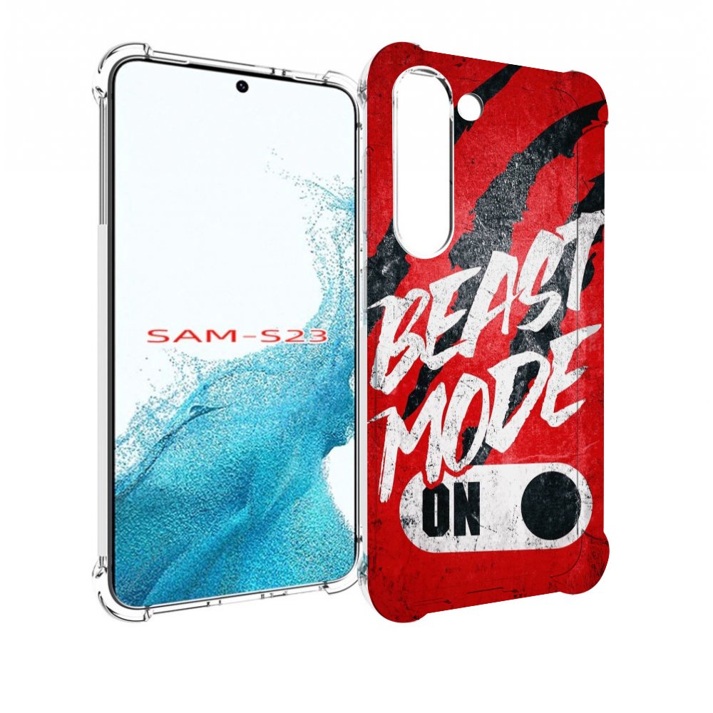 

Чехол MyPads BEAST inside You для Samsung Galaxy S23, Прозрачный, Tocco