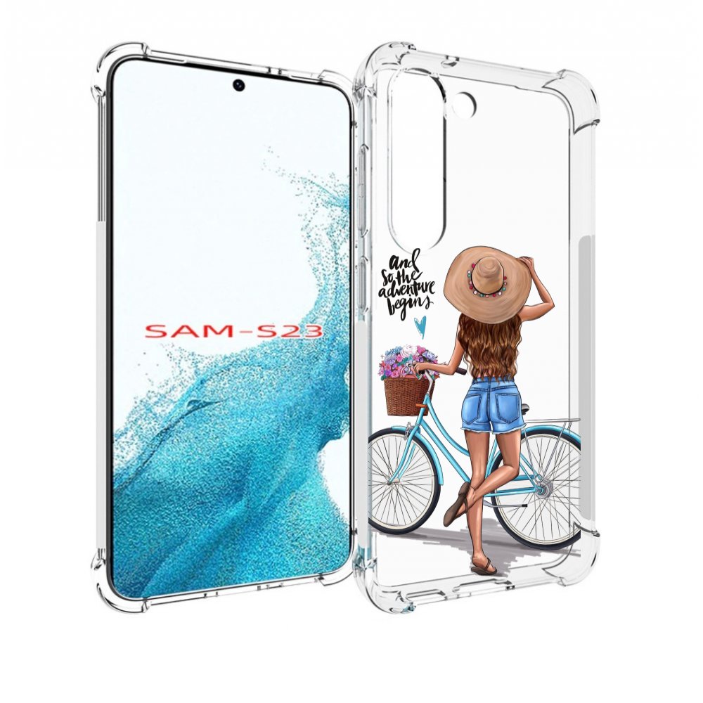 

Чехол MyPads Adventure женский для Samsung Galaxy S23, Прозрачный, Tocco