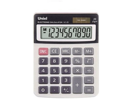 Калькулятор настольный Uniel UC-20ll