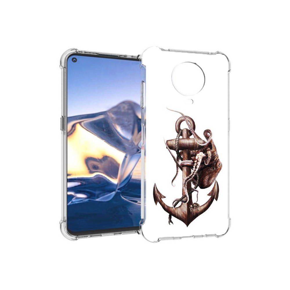 

Чехол MyPads Tocco для Nokia G10 ржавый якорь (PT171673.98.579), Tocco