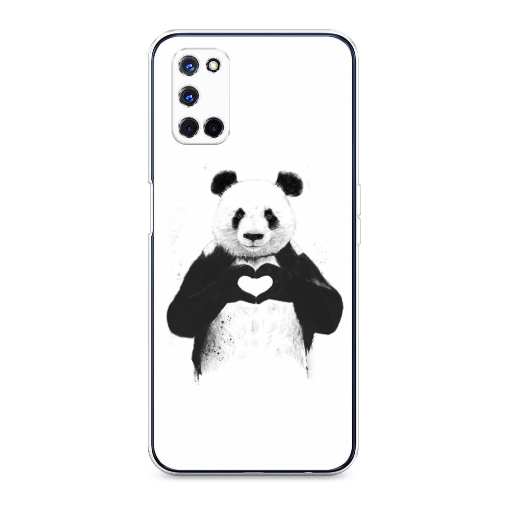 

Чехол Awog на Oppo A52/A72 "Панда love", Разноцветный, 253250-10