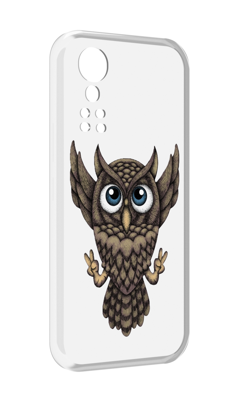 Чехол MyPads Сова для ZTE Axon 30 5G / Axon 30S
