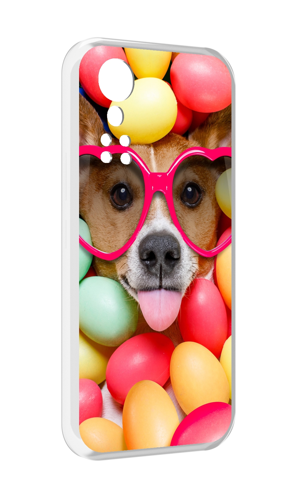 

Чехол MyPads Собака-в-яйцах для ZTE Axon 30 5G / Axon 30S, Прозрачный, Tocco