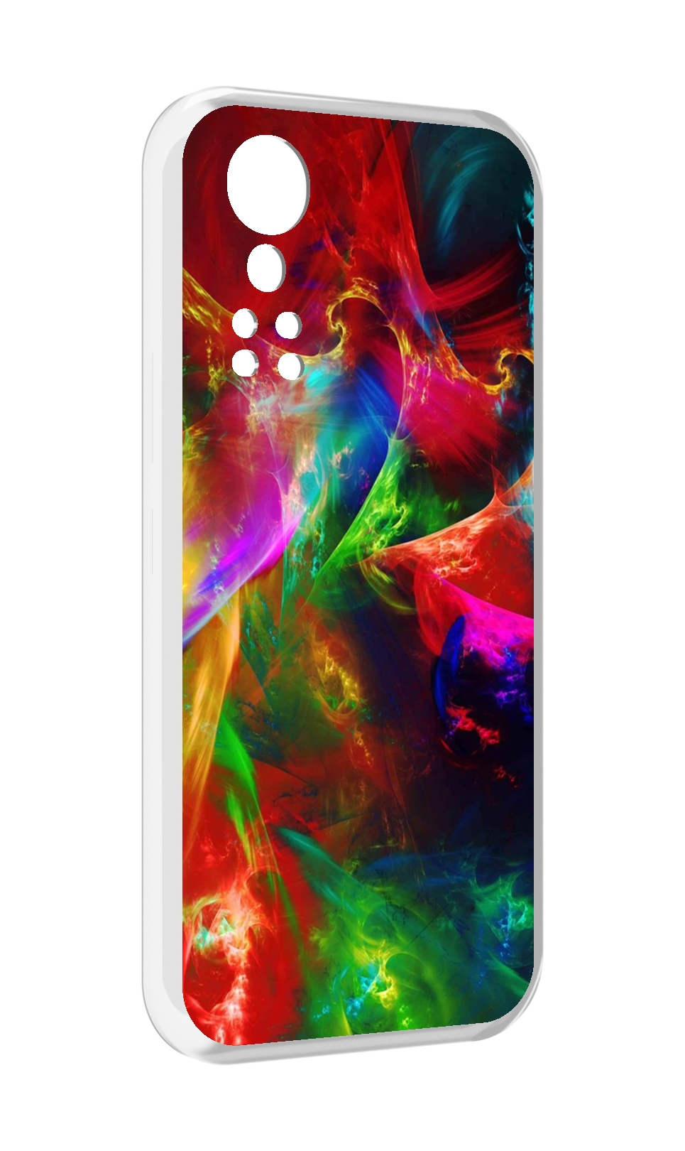 

Чехол MyPads Сияние-красок для ZTE Axon 30 5G / Axon 30S, Прозрачный, Tocco