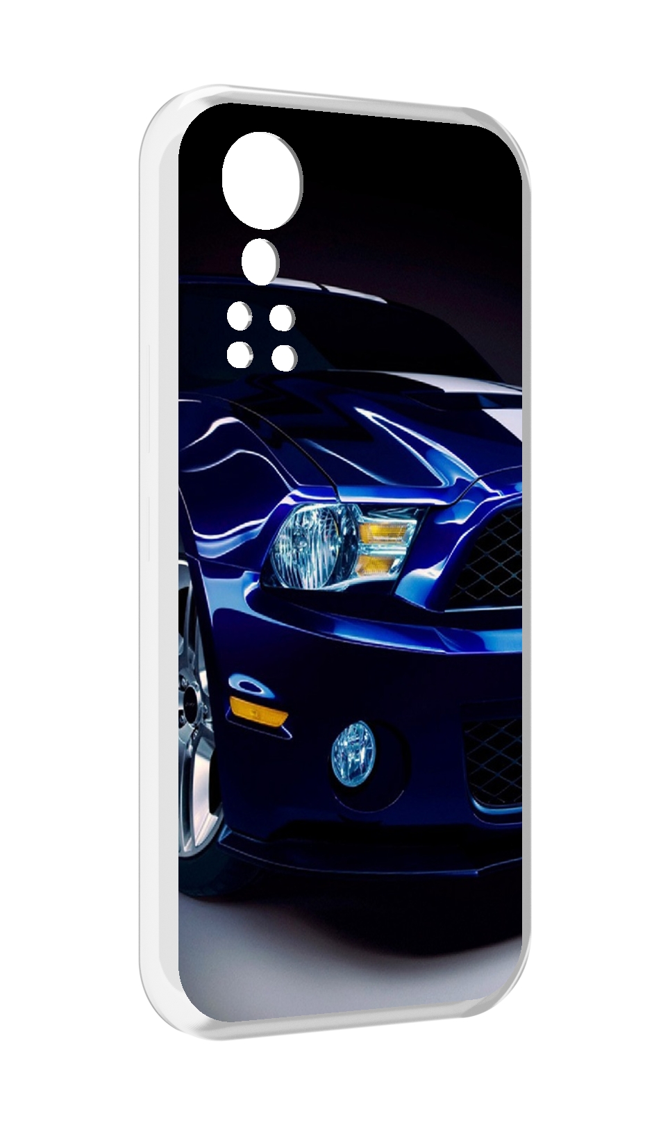

Чехол MyPads Синяя-машина для ZTE Axon 30 5G / Axon 30S, Прозрачный, Tocco