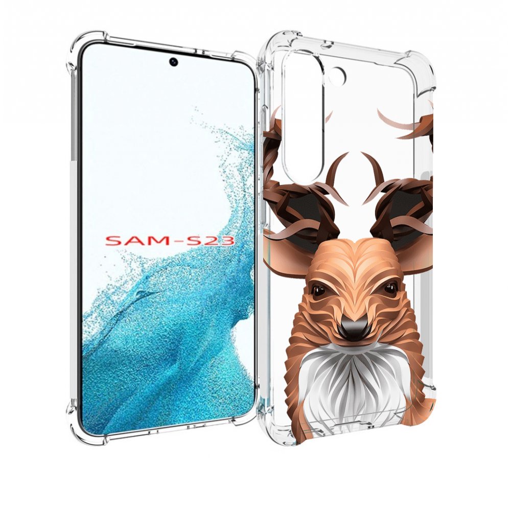 

Чехол MyPads 3D-олень для Samsung Galaxy S23, Прозрачный, Tocco
