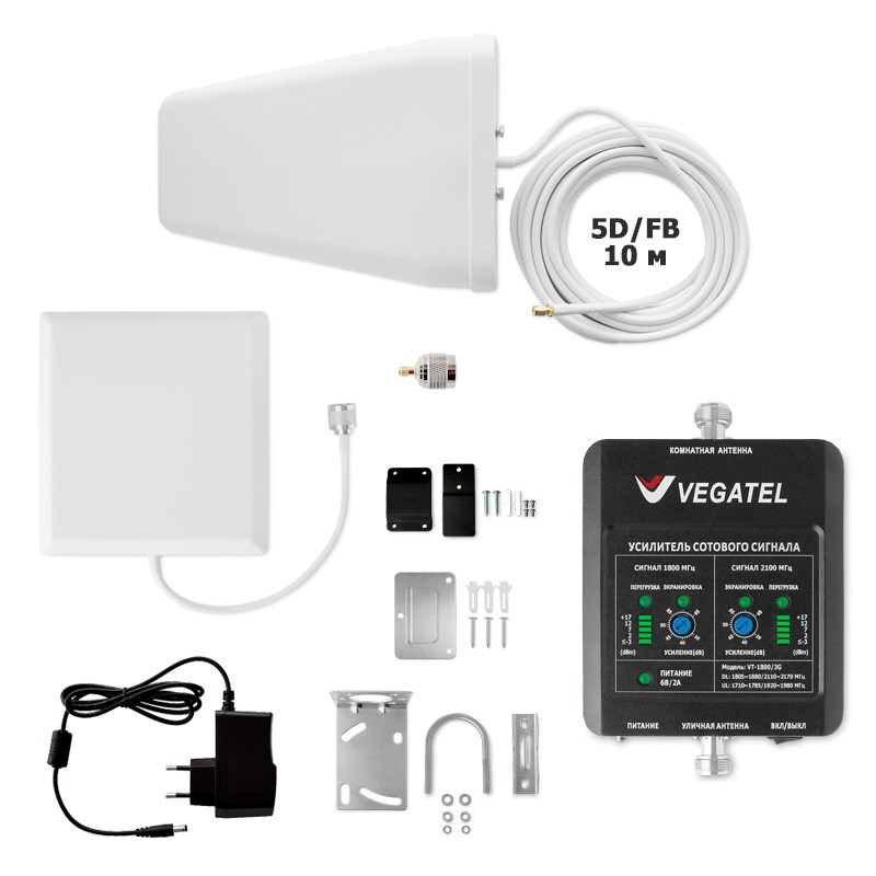 

Комплект усиления VEGATEL Vegatel VT-1800/3G-kit (R08424), Vegatel VT-1800/3G-kit