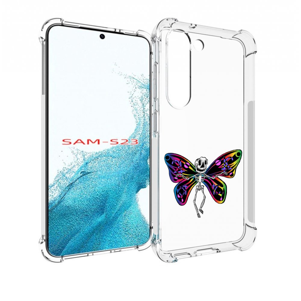 

Чехол MyPads эффект бабочки для Samsung Galaxy S23, Прозрачный, Tocco
