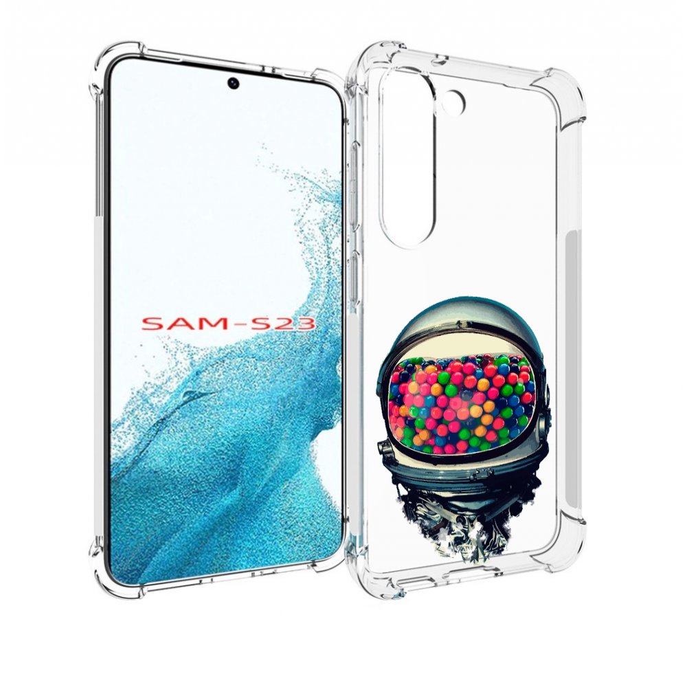 

Чехол MyPads шлем космонавта для Samsung Galaxy S23, Прозрачный, Tocco