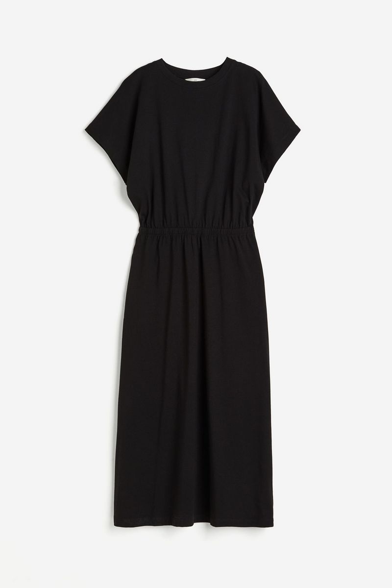 

Платье женское H&M 1140183 черное M, Черный, 1140183