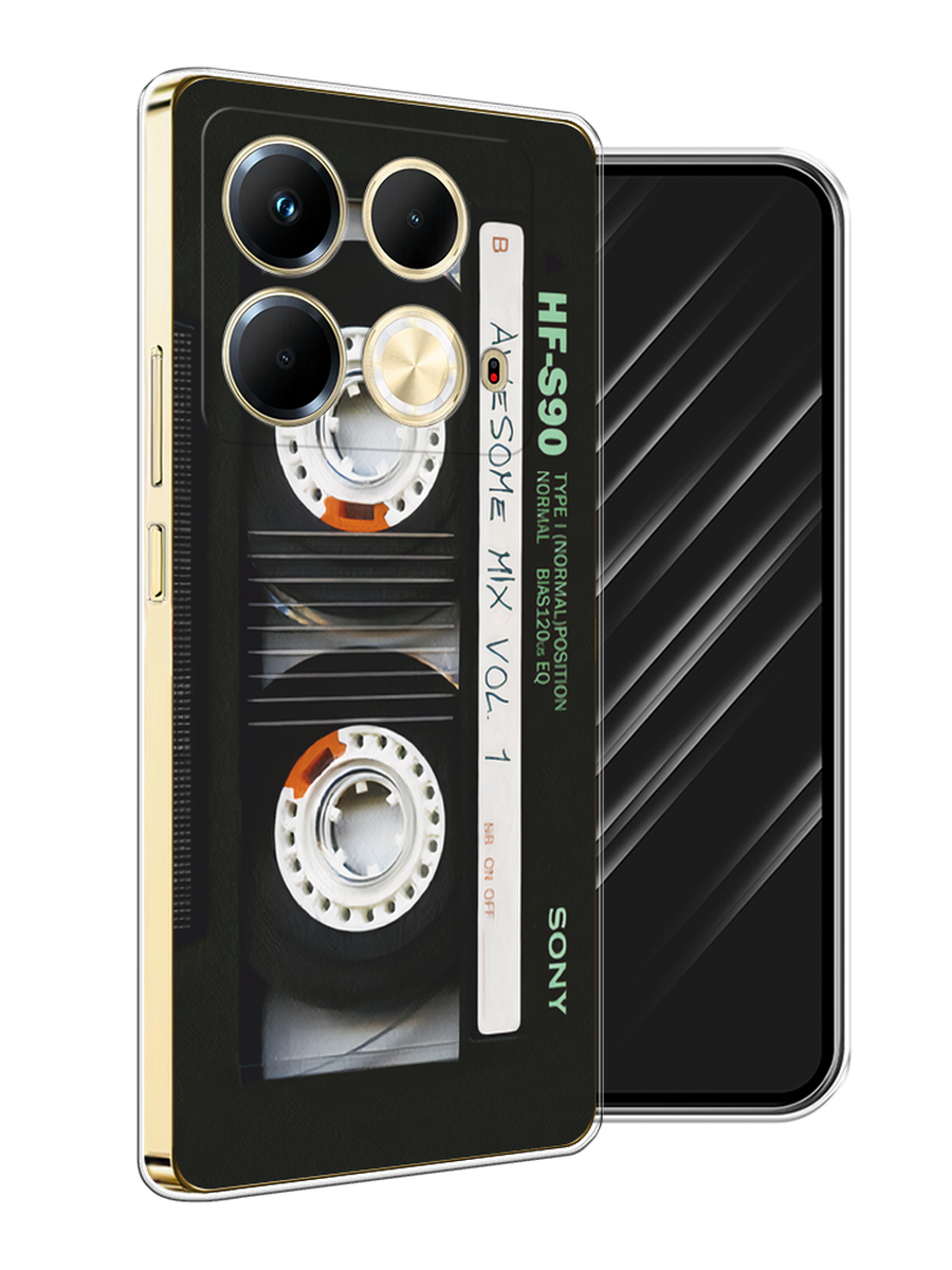 

Чехол Awog на Infinix Note 40 "Кассета", Черный, 3105850-1
