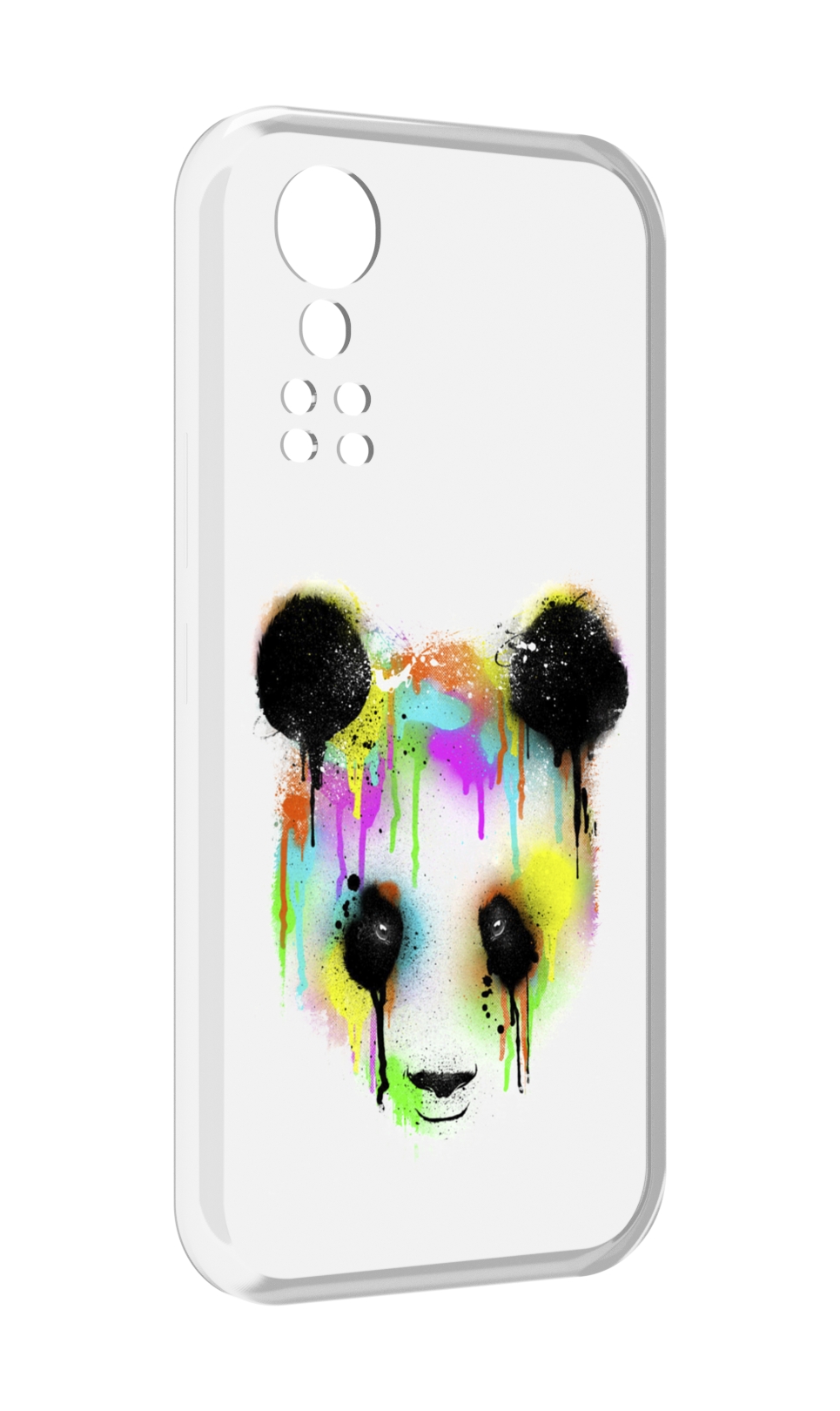 

Чехол MyPads Радужная панда для ZTE Axon 30 5G / Axon 30S, Прозрачный, Tocco