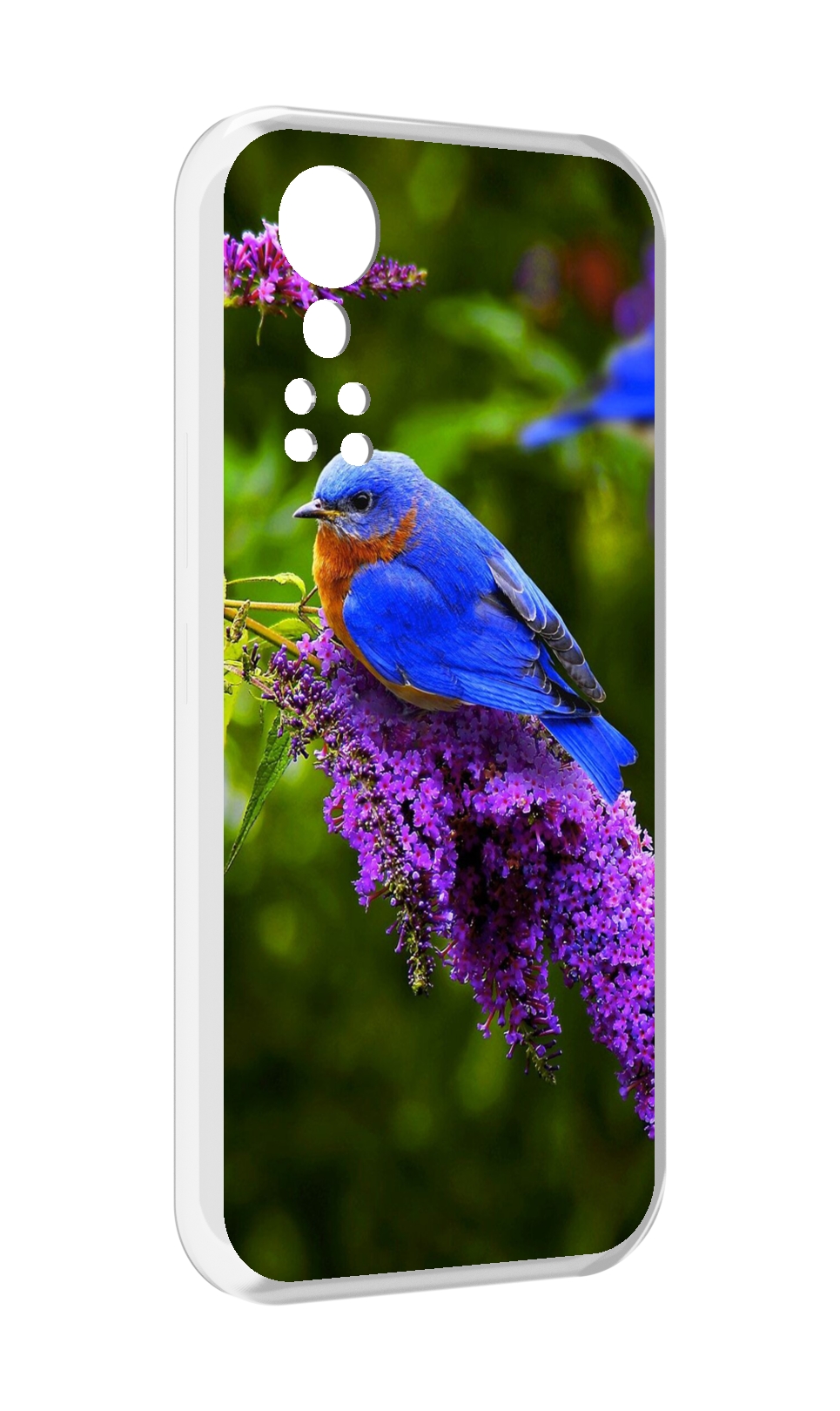 

Чехол MyPads Птица-сиреневая для ZTE Axon 30 5G / Axon 30S, Прозрачный, Tocco