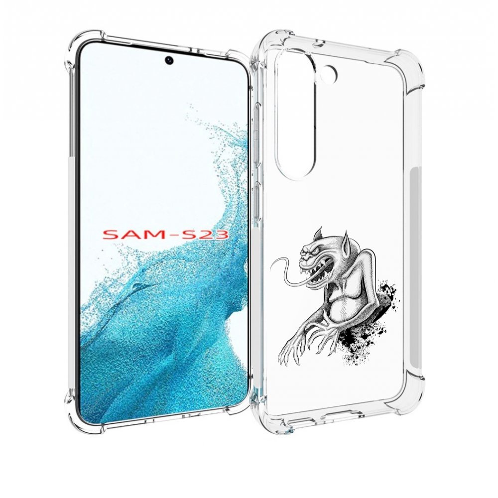 

Чехол MyPads чорт для Samsung Galaxy S23, Прозрачный, Tocco