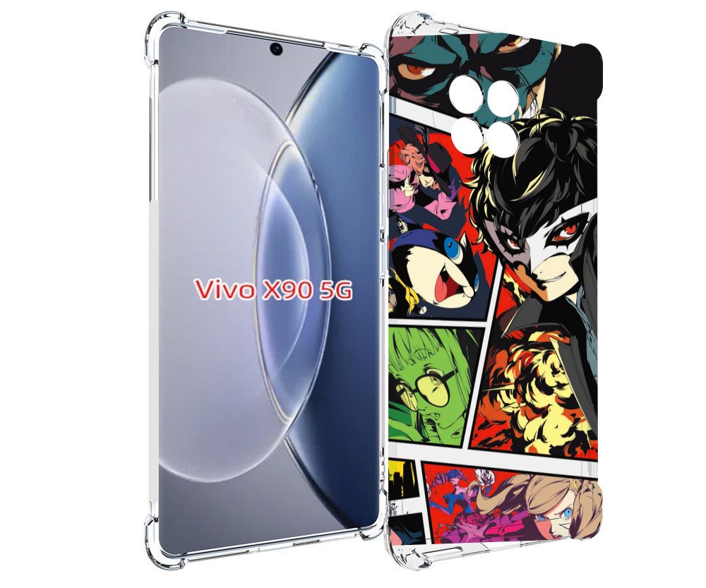 Чехол MyPads Persona 5 art для Vivo X90