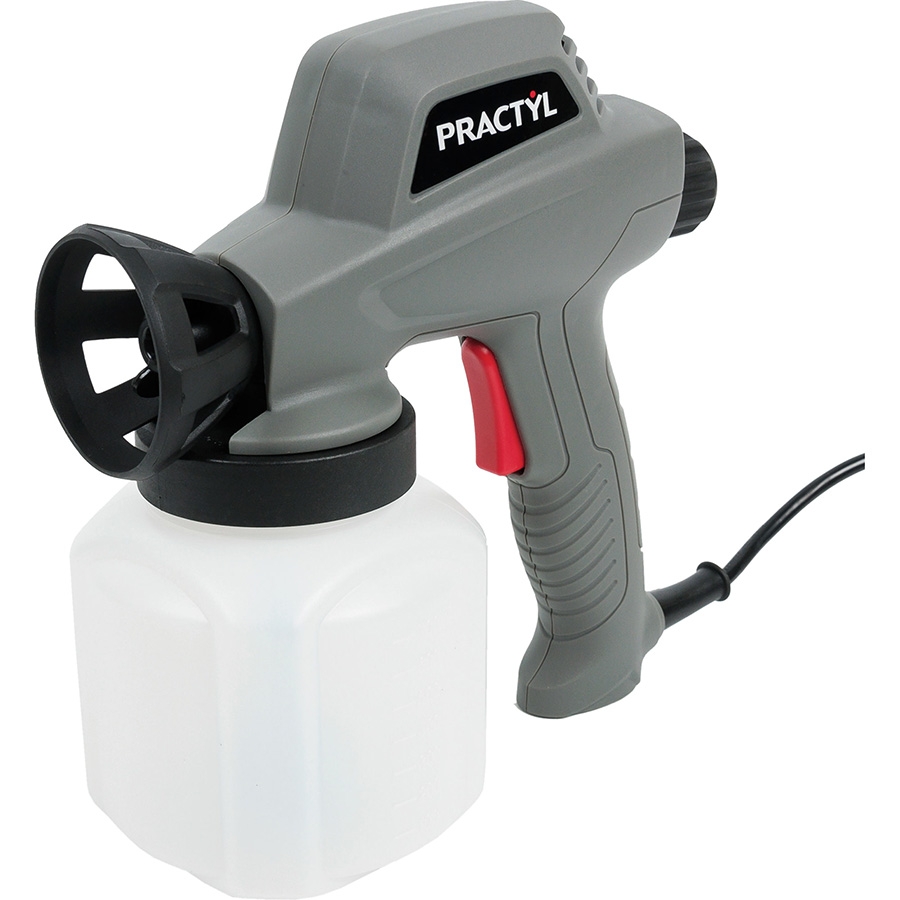 

PRACTYL PLD5040 краскопульт электрический 700мл, Серый