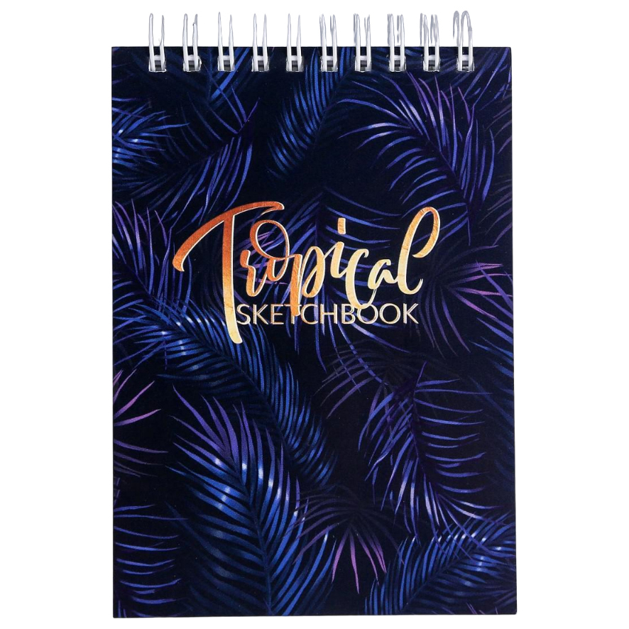 

Скетчбук Tropical sketchbook А6, 80 л, 100 г/м, Botanica