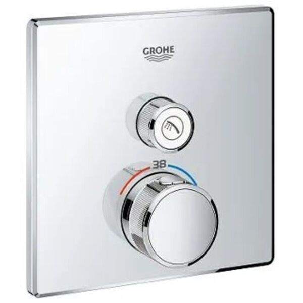 

Термостат для душа Grohe Grohtherm SmartControl 29123000 хром, Серебристый