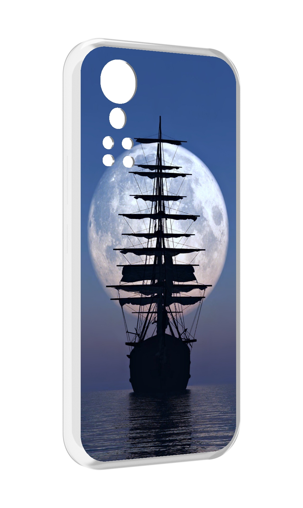 

Чехол MyPads Парус-в-море для ZTE Axon 30 5G / Axon 30S, Прозрачный, Tocco