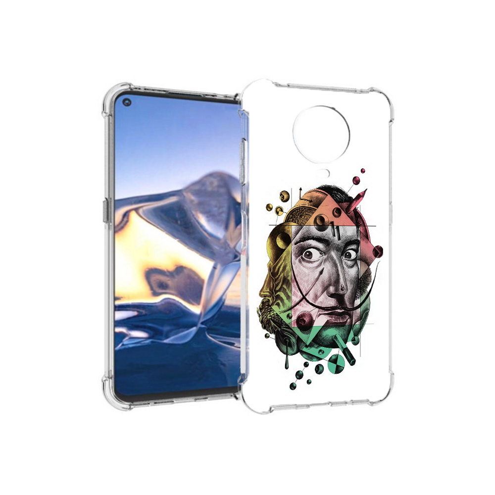 

Чехол MyPads Tocco для Nokia G10 разноцветное лицо абстракция (PT171673.98.570), Tocco
