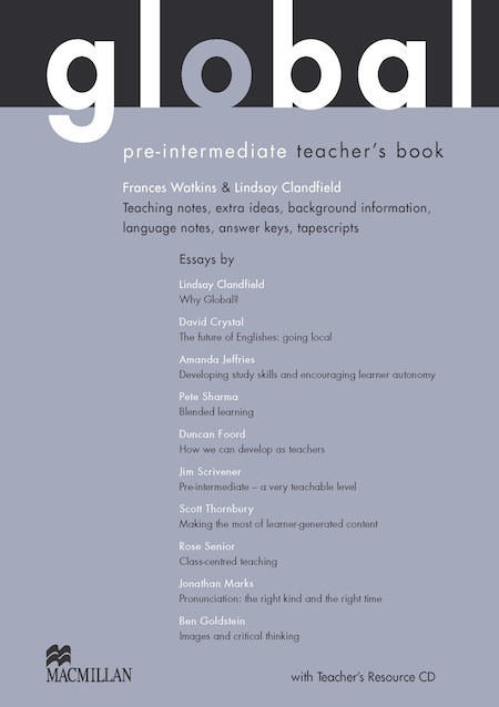 фото Книга global pre-intermediate teacher's book + resource cd pack macmillan elt