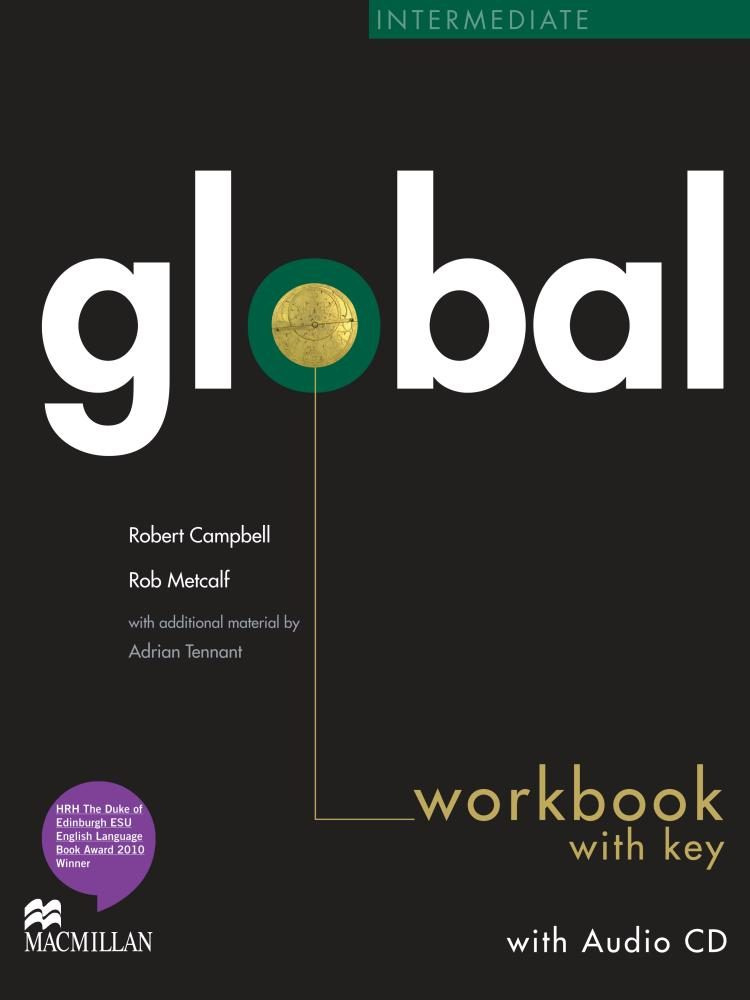 фото Книга global intermediate workbook + cd with key macmillan elt