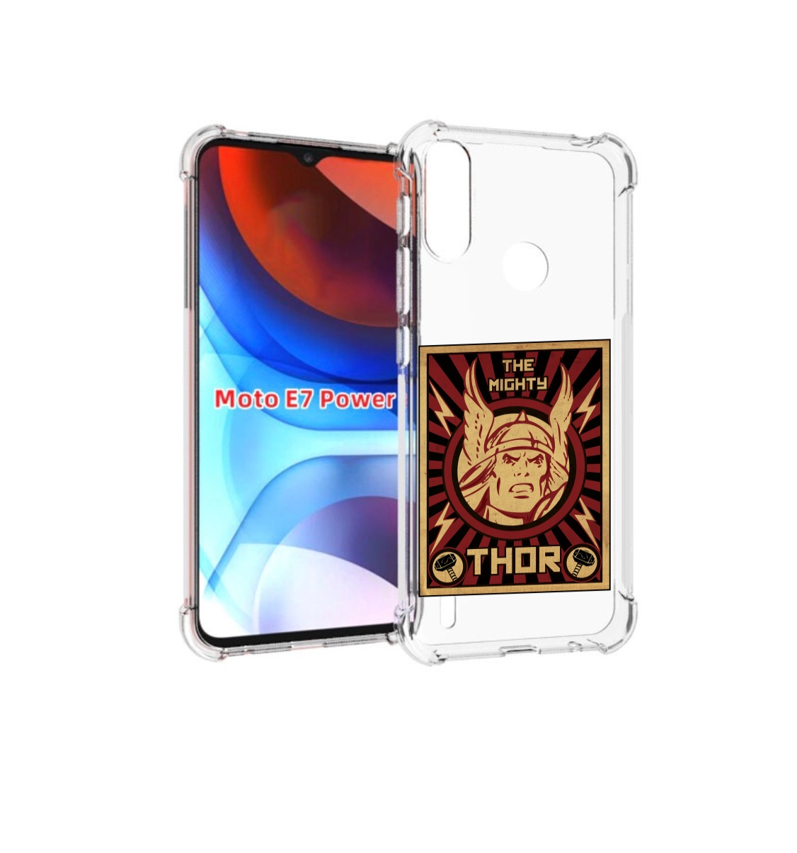 

Чехол MyPads тор лицо для Motorola Moto E7 Power, Прозрачный, Tocco