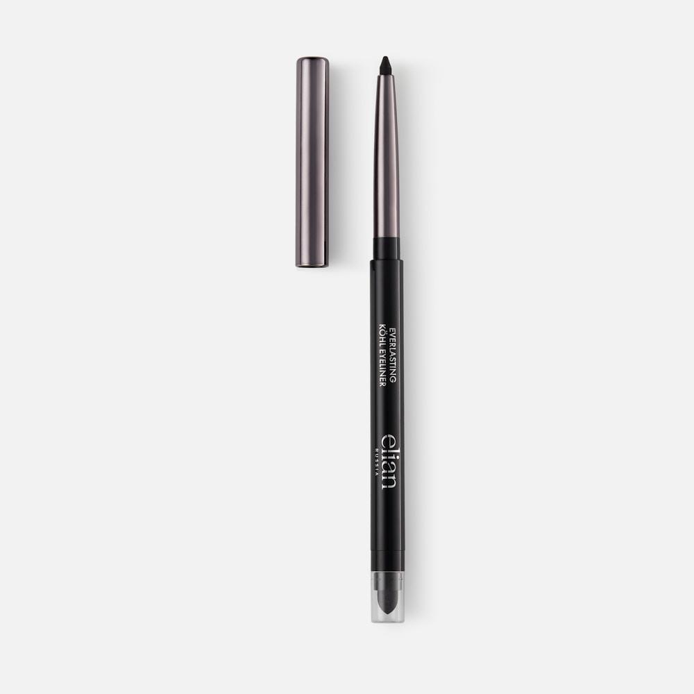 Карандаш для глаз автоматический Elian Russia Everlasting Kohl Eyeliner 01 Onyx