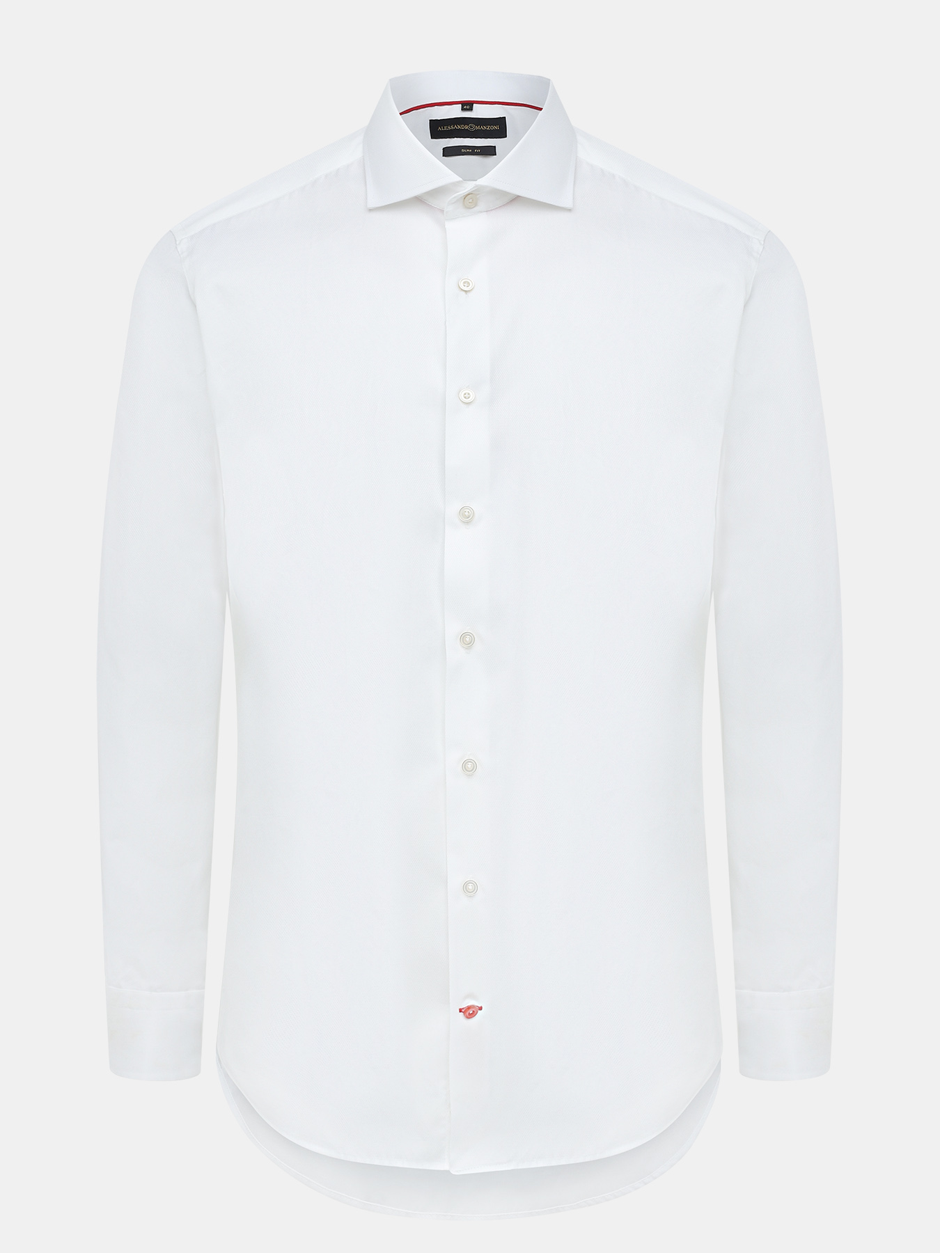 Рубашка мужская Manzoni 459101 белая 48 RU