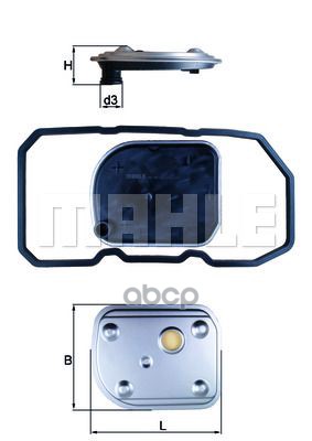 Фильтр гидравлический Mahle/Knecht hx158d