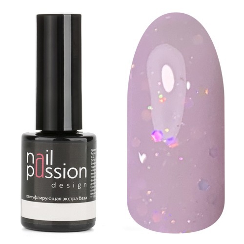 

База Nail Passion для ногтей Lilac Shine 10 мл