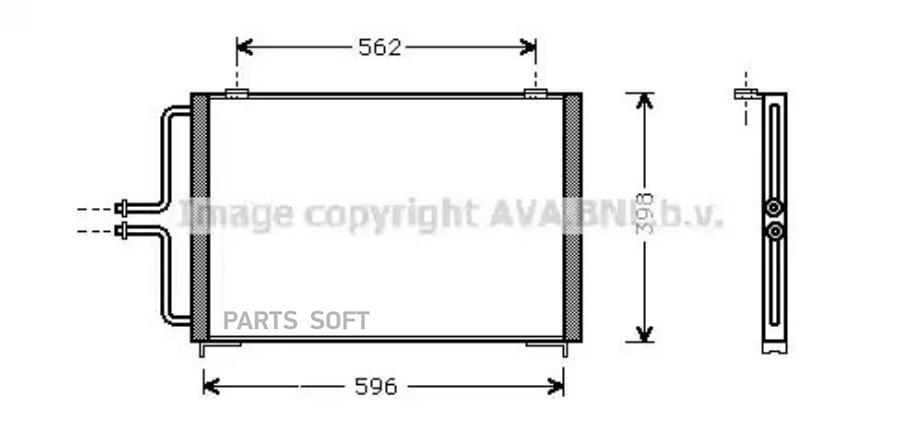 

Радиатор кондиционера AVA rt5236